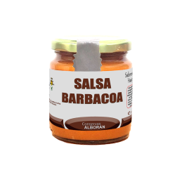 Salsa Barbacoa con aceite de oliva 100% ingredientes naturales Almería